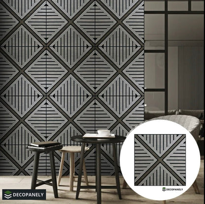 Decopanely Akustic - Xframe 600x600mm